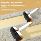 FurLift Roller beim Entfernen von Haaren auf einer Stoffoberfläche